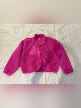 Free People Movement Hot Pink Hit The Slopes Jacket